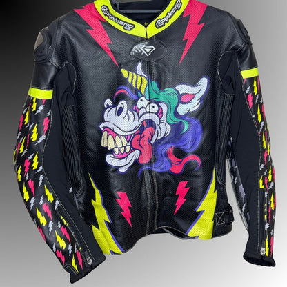 PERSONALIZED MOTORCYCLE LEATHER JACKET