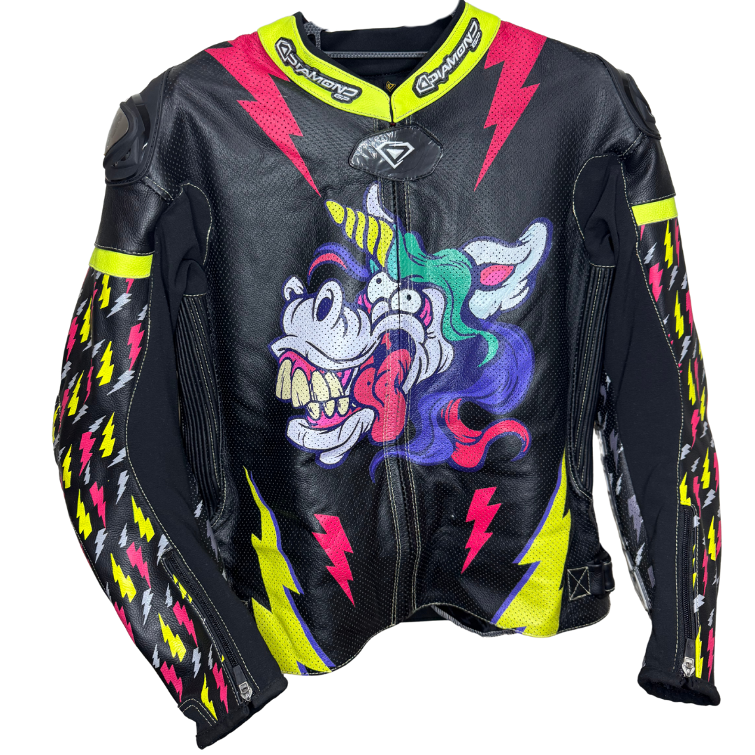 CHAQUETA CUERO PARA MOTO PERSONALIZADA
