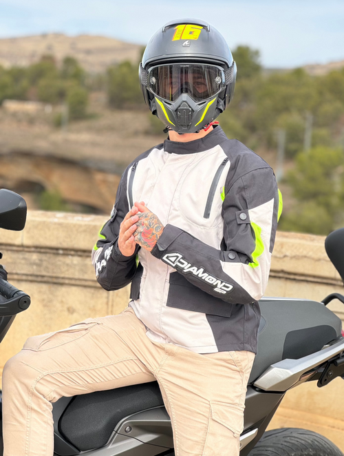 CHAQUETA CORDURA PARA MOTO - BLACK EDITION