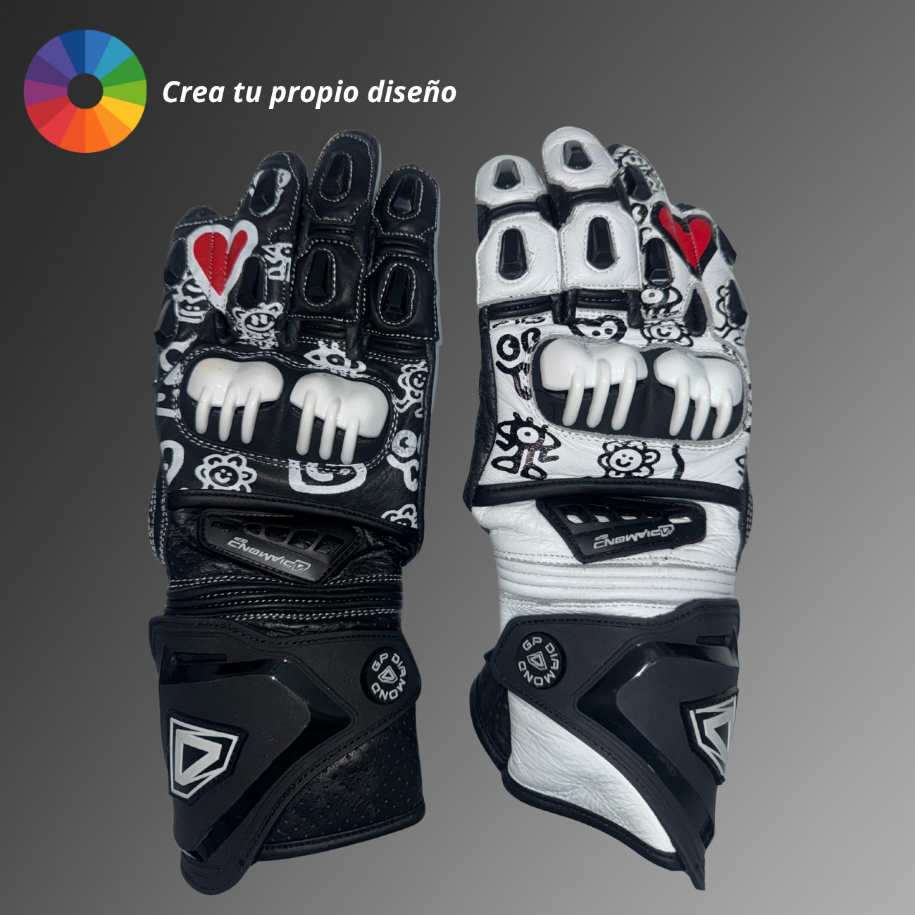 GUANTES PERSONALIZADOS PARA MOTO - DIAMOND GP1